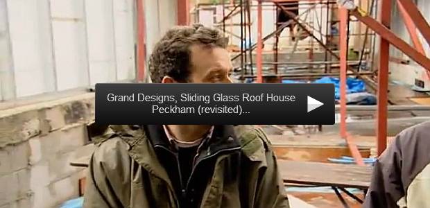 grand designs, sliding glass roof house peckham (revisited)