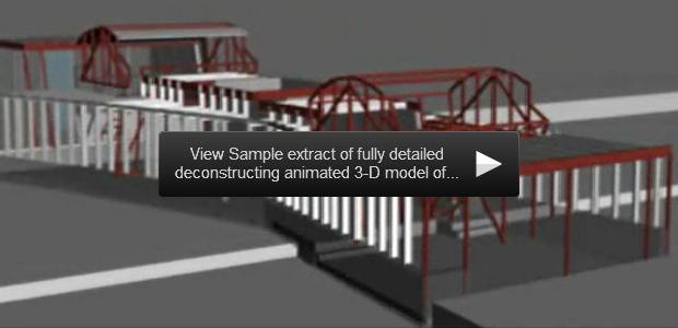 view sample extract of fully detailed deconstructing animated 3-d model of the house...